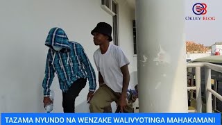 TAZAMA NYUNDO NA WENZAKE WALIVYOTINGA MAHAKAMANI LEO okulydigital [upl. by Aciraj]