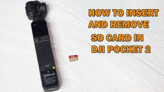 DJI OSMO POCKET 2 CARD INSERT  2024 [upl. by Yclehc]