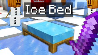 Minecraft Bedwars but my bed is made of ice [upl. by Lindsy]