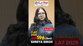 CLAT 2025 Toppers Speaks  CLATPREP [upl. by Adelbert]