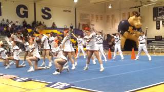 Buffalo Grove Varsity Cheer Sectionals 2014 [upl. by Carrel]