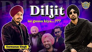 quotdiljitdosanjh ne Gussa Kiyaquot  ft Gurmanas Singh  The Burrah Show [upl. by Titus]