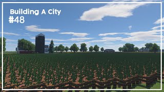 Building A City 48  Farms  Minecraft Timelapse [upl. by Beka]