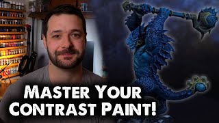 How to use Contrast Paint Mastering Essential Miniature Painting Skills Part 2  Transparent Paint [upl. by Hana]