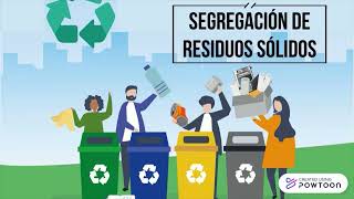 SEGREGACIÓN DE RESIDUOS SÓLIDOS [upl. by Eila370]