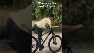 Wheelie on gta marlin 3 cycle [upl. by Yehsa451]