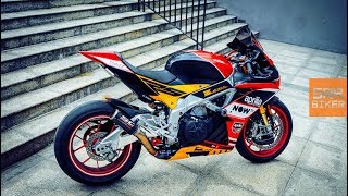 Aprilia RSV4 RR  RF exhaust sound [upl. by Atinehc485]