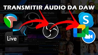 ReaStream  Como TRANSMITIR som da DAW para OBS e outras plataformas Skype Zoom Meet [upl. by Nabi18]