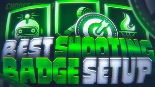 the BEST SHOOTING BADGE SETUP in NBA 2K21 [upl. by Caz]