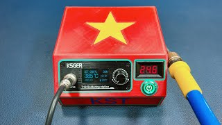 Make A Soldering Station KSGER T12  using 6S 40A Battery [upl. by Sim]