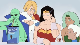 Wonder Woman Asking Batman Out For A Date  Bonny comic dub [upl. by Ennyletak]