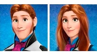 Así serían los personajes masculinos de Disney si fuesen mujeres [upl. by Rankin]