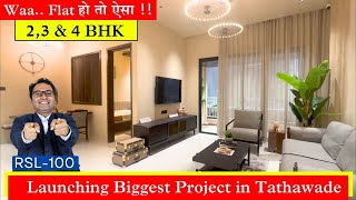 Luxury 23 amp 4 BHK Homes  Sample Flat  Big Carpet Sizes  Tathawade Pune  RSL realestate [upl. by Brittnee]