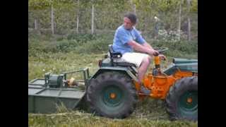 Pasquali 991 with homemade mower [upl. by Nagar508]