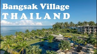 Bangsak Village 4star hotel beach 4k holiday resort bangsaku thailand [upl. by Bush]