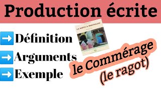 le Commérage le ragotla Boîte a Merveillesproduction écrite1BAC regionalArgumentsموضوع إنشائي [upl. by Aminta946]