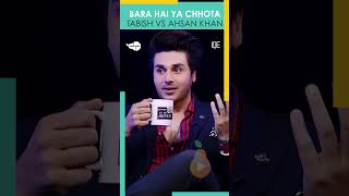 Bara Hai Ya Chhota 😱😱  Tabish VS Ahsan Khan  TBH  Nashpati  IQE [upl. by Ydolem945]