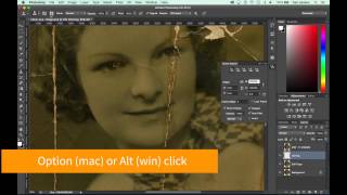 How to use the Clone Stamp tool and Clone Source panel to fix serious damage in old photos [upl. by Nollaf]