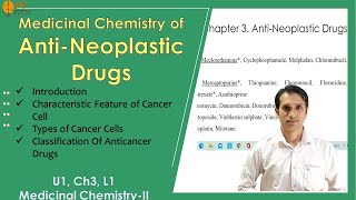 Anticancer Drugs Medicinal Chemistry Part 1 Introduction amp Drug Classifications [upl. by Rosalia]