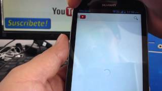 como borrar el historial de reproducciones youtube 2014 Huawei Ascend G610 [upl. by Cyndia]