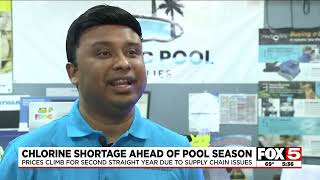 Chlorine shortage ahead of pool season Blame the supply chain [upl. by Ecnal]