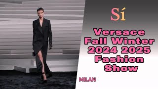 Versace Fall Winter 2024 2025 Fashion Show  4K [upl. by Janella]