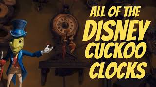 Every Disney Cuckoo Clock in Pinocchio [upl. by Hardan]