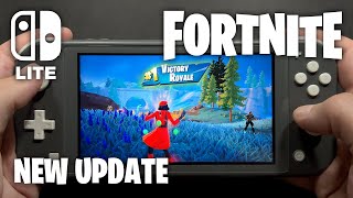 Fortnite on Nintendo Switch Lite 690 [upl. by Arreyt]