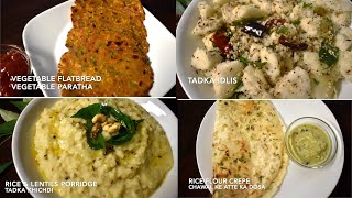 BREAKFAST RECIPESINDIAN BREAKFAST RECIPES4 BREAKFAST RECIPES [upl. by Margareta]