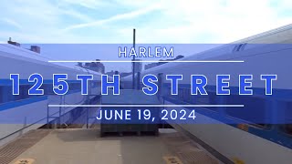 4 Trains in 2 Minutes at Harlem 125th Street MetroNorth  June 19 2024 [upl. by Mahgem]