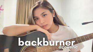 Backburner COVER  LYRICS  Niki Zefanya [upl. by Chobot930]