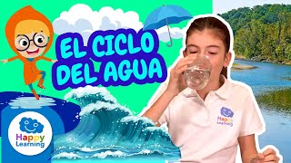 EL CICLO DEL AGUA Aprende con Dani  Ciencias Naturales  Happy Learning 💦🔄🌧️ agua happylearning [upl. by Manthei411]