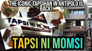 TAPSI NI MOMSI is BACK in ANTIPOLO  The OG Tapsihan ng Bayan since 1996 tapsi [upl. by Satsok36]