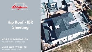 Hip Roof  IBR Sheeting [upl. by Joselow17]