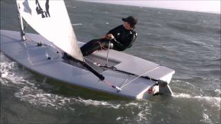 Laser 47 upwind 15 knots [upl. by Marcello]