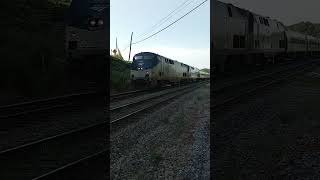 Amtraks 20 Crescent heading north into Lynchburg Virginia August 5 2023 around 930am EST [upl. by Veta]