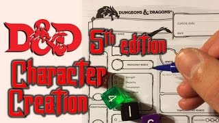 Dungeons amp Dragons 5E  Character Creation for Beginners Fighter [upl. by Junno]