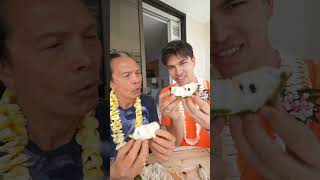 Trying Rare Soursop Fruit [upl. by Ulberto]