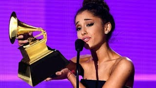 Ariana Grande WINS HER FIRST GRAMMY AWARD 2019 [upl. by Akinam]