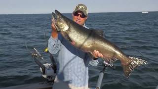 Trolling for Lake Ontario King Salmon  S14 E6 [upl. by Jerad]