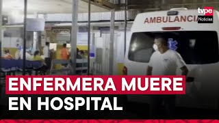 Iquitos evacúan hospital tras muerte de enfermera [upl. by Ravo]