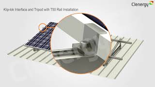 Install PVezRack Kliplok Interface for Solar Roof Mounting System [upl. by Renata538]