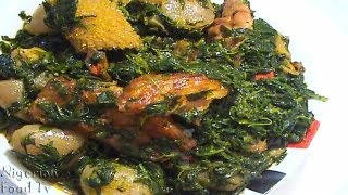 Edikang Ikong Soup edikaikong  Vegetable Soup  Nigerian Food TV [upl. by Mert]