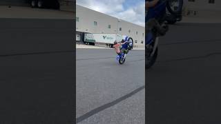 Yz125 wheelie practice explore wheeliesfordays likecommentsubscribe yz125 explore fypsupport [upl. by Assila44]