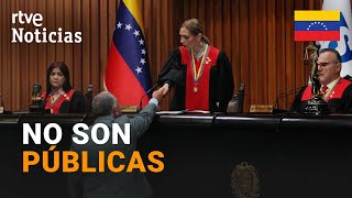 VENEZUELA El CNE entrega al SUPREMO las ACTAS de las ELECCIONES PRESIDENCIALES  RTVE Noticias [upl. by Githens]