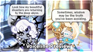 Black Pearl and Sherbet Cookie Costume Voicelines Preview  Cookie Run Kingdom [upl. by Karylin]