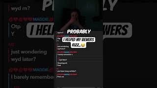 I helped my viewers Rizz😂 viral funny rizz [upl. by Neirb]