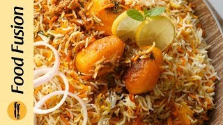 Aloo Dum Biryani Recipe By Food Fusion [upl. by Demona438]