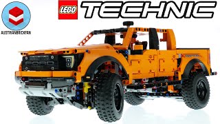 Lego Technic 42126 Ford F150 Raptor  Lego Speed Build Review [upl. by Attiuqehs]