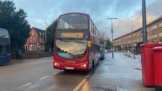 Beast NXWM 4493 BJ03 EXB Route 73 From Solihull To Heartlands Hospital [upl. by Adnarram]